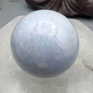 Blue Calcite Sphere D